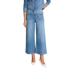 Morgan De Toi Jeans Donna Azzurro Cotone Organico Zip Bottone - AbbiMar
