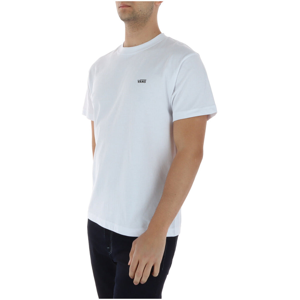 Vans T-Shirt Uomo Bianco Cotone Maniche Corte - AbbiMar