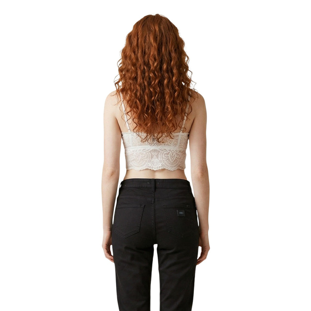 Morgan De Toi Top Donna Bianco Spalline Scollo V - AbbiMar