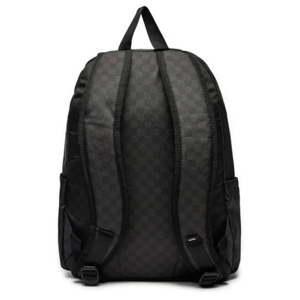 Vans Zaino Uomo Nero Quadri Poliestere Cerniera Tasche - AbbiMar