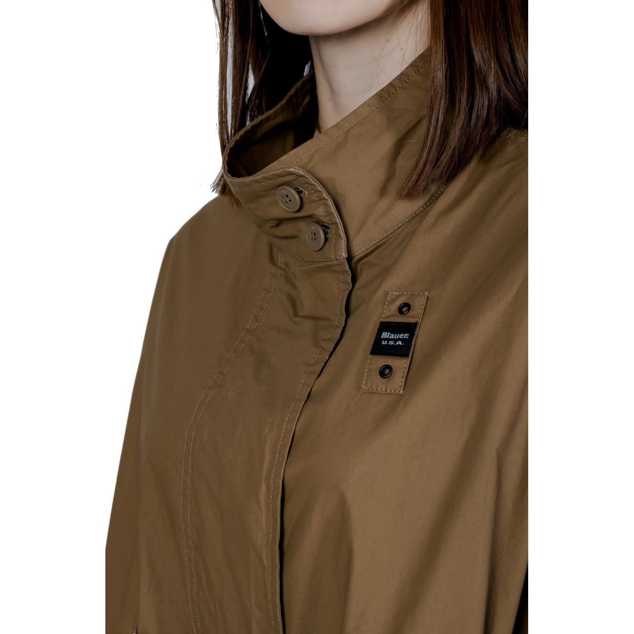 Blauer Giacca Donna Marrone Cotone Zip e Lacci - AbbiMar