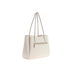 Guess Borsa Donna Bianco Poliuretano Tasche Grande - AbbiMar