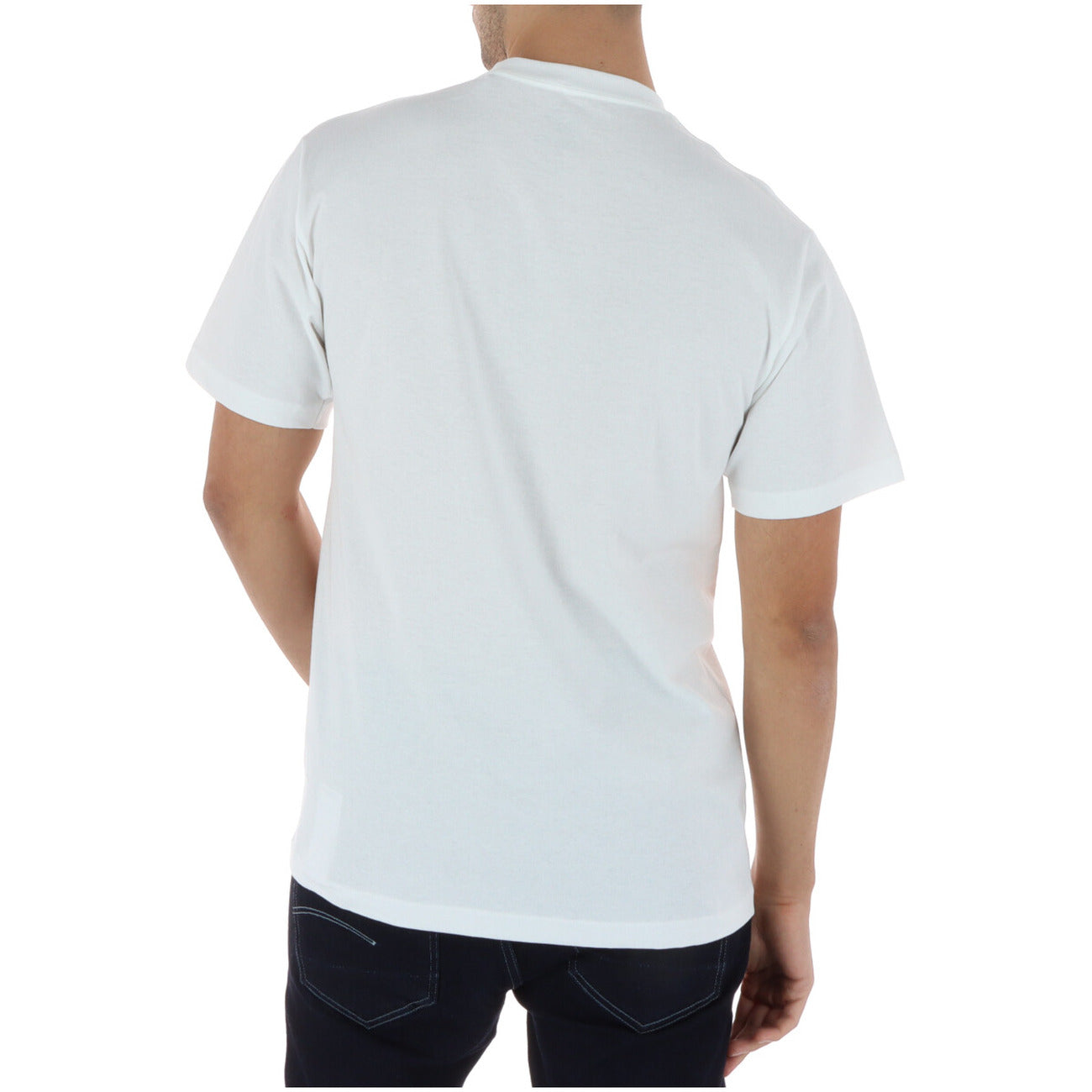 Vans T-Shirt Uomo Bianco Stampa Maniche Corte - AbbiMar