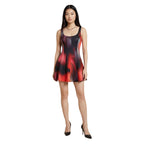 Desigual Abito Donna Nero Scollo Quadrato Smanicato - AbbiMar