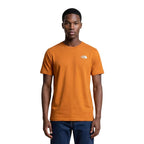 The North Face T-Shirt Uomo Arancione Stampa Maniche Corte - AbbiMar