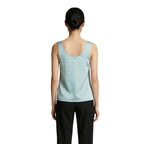 Artigli Canotta Donna Verde Smanicato Scollo V Made in Italy - AbbiMar