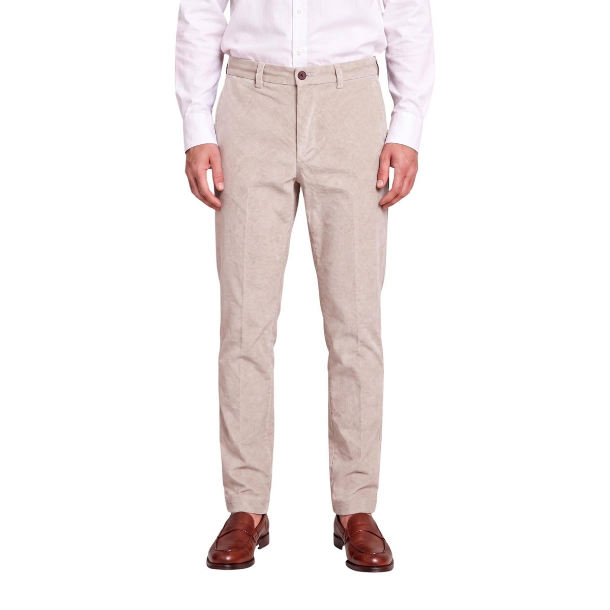 Borghese Pantaloni Uomo Blu in Velluto – Autunno/Inverno Borghese