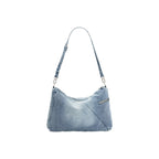 Desigual Borsa Donna Azzurro Poliestere Cerniera Tasche Grande - AbbiMar