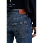 Tommy Hilfiger Jeans Uomo Blu Cotone Organico Lyocell Zip - AbbiMar