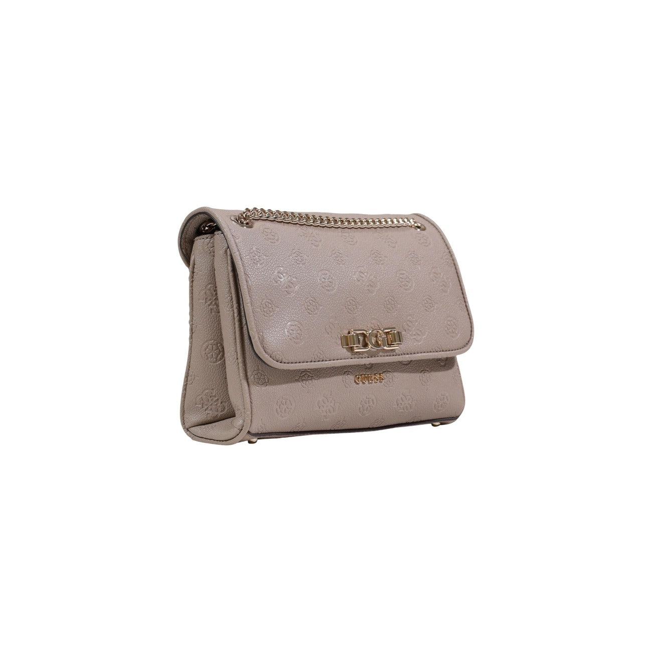 Guess Borsa Donna Marrone Poliuretano Bottoni Tasche - AbbiMar