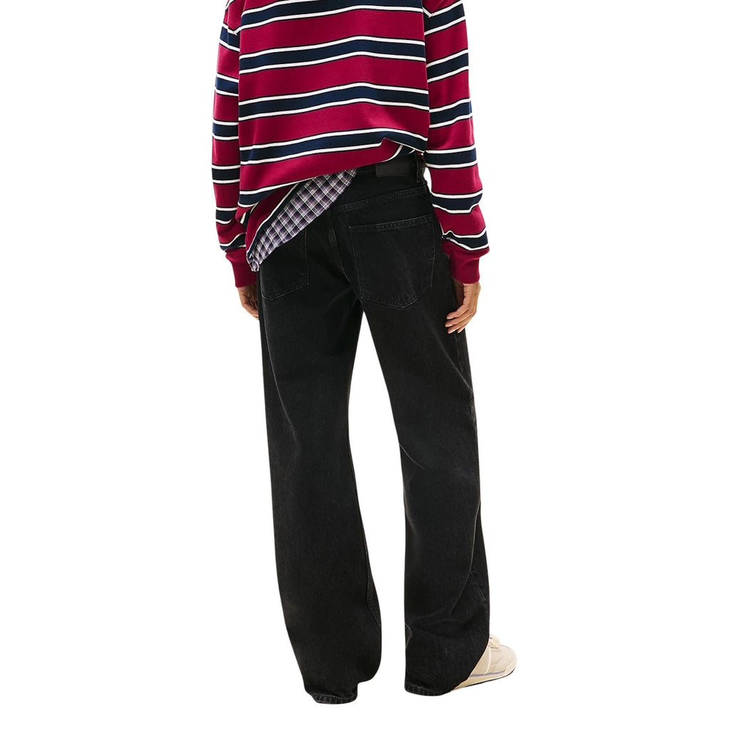Tommy Hilfiger Jeans Donna Nero Cotone Organico Lyocell - AbbiMar