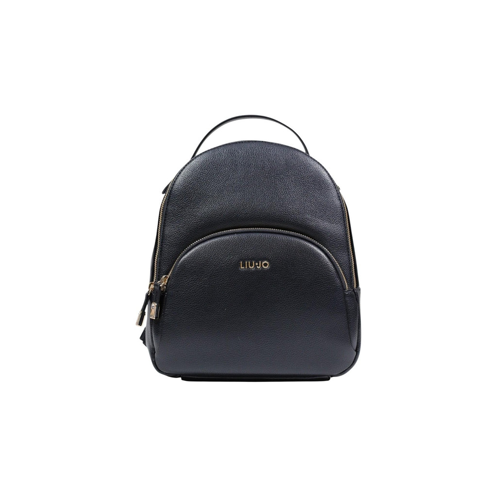 Liu Jo Borsa Donna Nero Poliuretano Cerniera Tasche - AbbiMar
