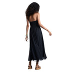 Desigual Abito Donna Nero Floreale Spalline Viscosa - AbbiMar