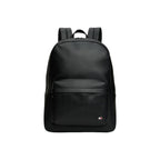 Tommy Hilfiger Zaino Uomo Nero Cerniera Tasche Poliuretano - AbbiMar