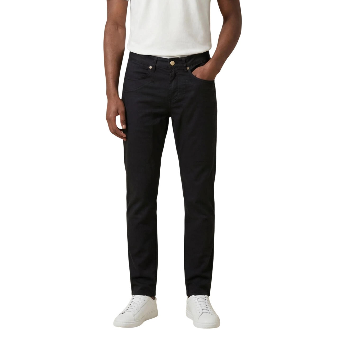 Jeckerson Pantaloni Uomo Beige Ciniglia Zip Tasche - AbbiMar