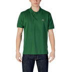 Lacoste Polo Uomo Verde Cotone Maniche Corte - AbbiMar