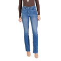 Liu Jo Jeans Donna Blu Cotone Elastan Lycra Zip Bottone - AbbiMar