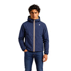 K-Way Giacca Uomo Blu con Chiusura a Cerniera Kway