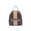Liu Jo Borsa Donna Marrone Stampa Poliuretano Cerniera Shopper - AbbiMar