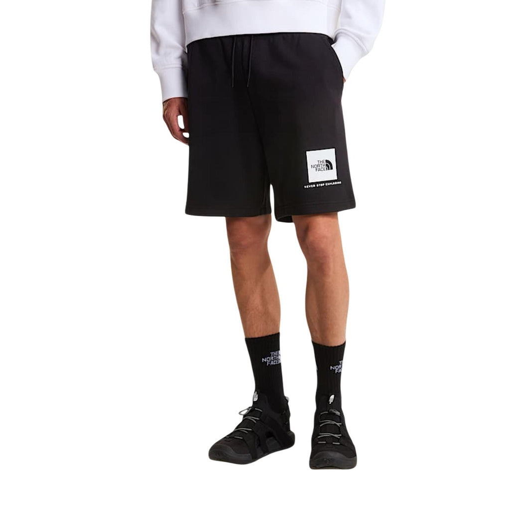 The North Face Bermuda Uomo Nero Stampa Cotone Poliestere Lacci - AbbiMar