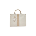 Liu Jo Borsa Donna Beige Cotone Cerniera Grande - AbbiMar