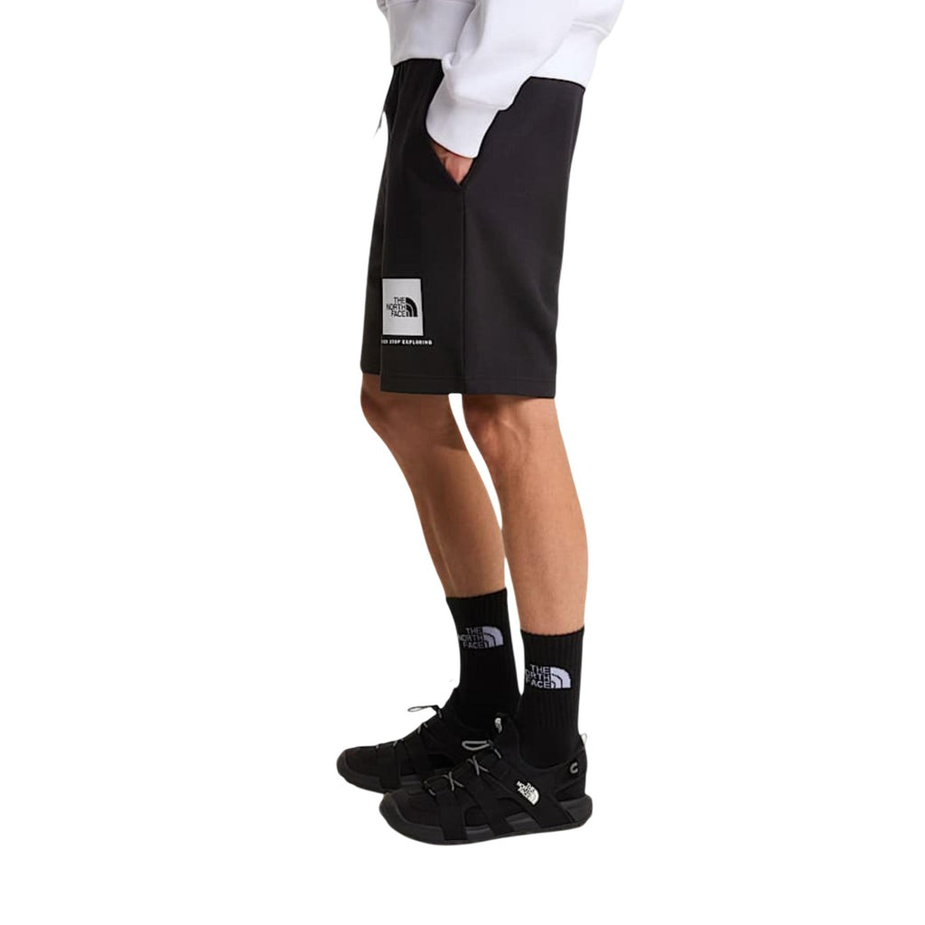 The North Face Bermuda Uomo Nero Stampa Cotone Poliestere Lacci - AbbiMar