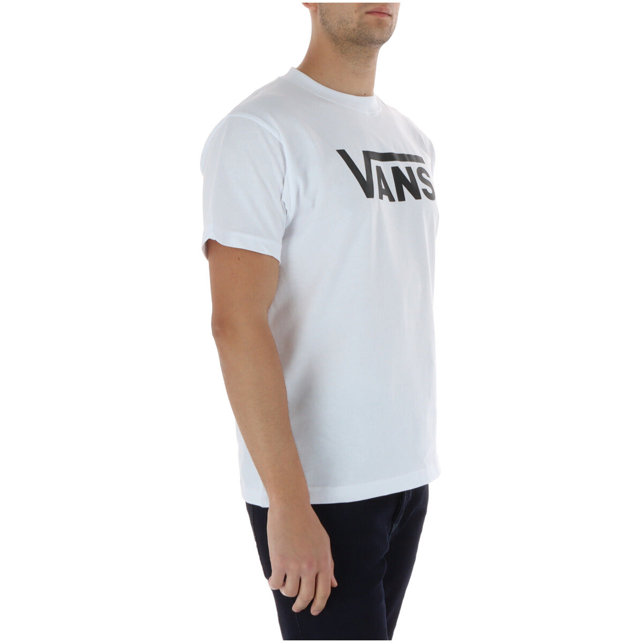 Vans T-Shirt Uomo Bianco Stampa Logo Maniche Corte - AbbiMar