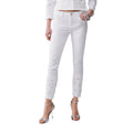 Liu Jo Jeans Donna Bianco Cotone Elastan Zip Bottone - AbbiMar