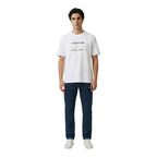 Calvin Klein Jeans T-Shirt Uomo Bianco Stampa Maniche Corte - AbbiMar