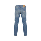 Guess Jeans Uomo Blu Cotone Elastan Zip Bottone Tasche - AbbiMar