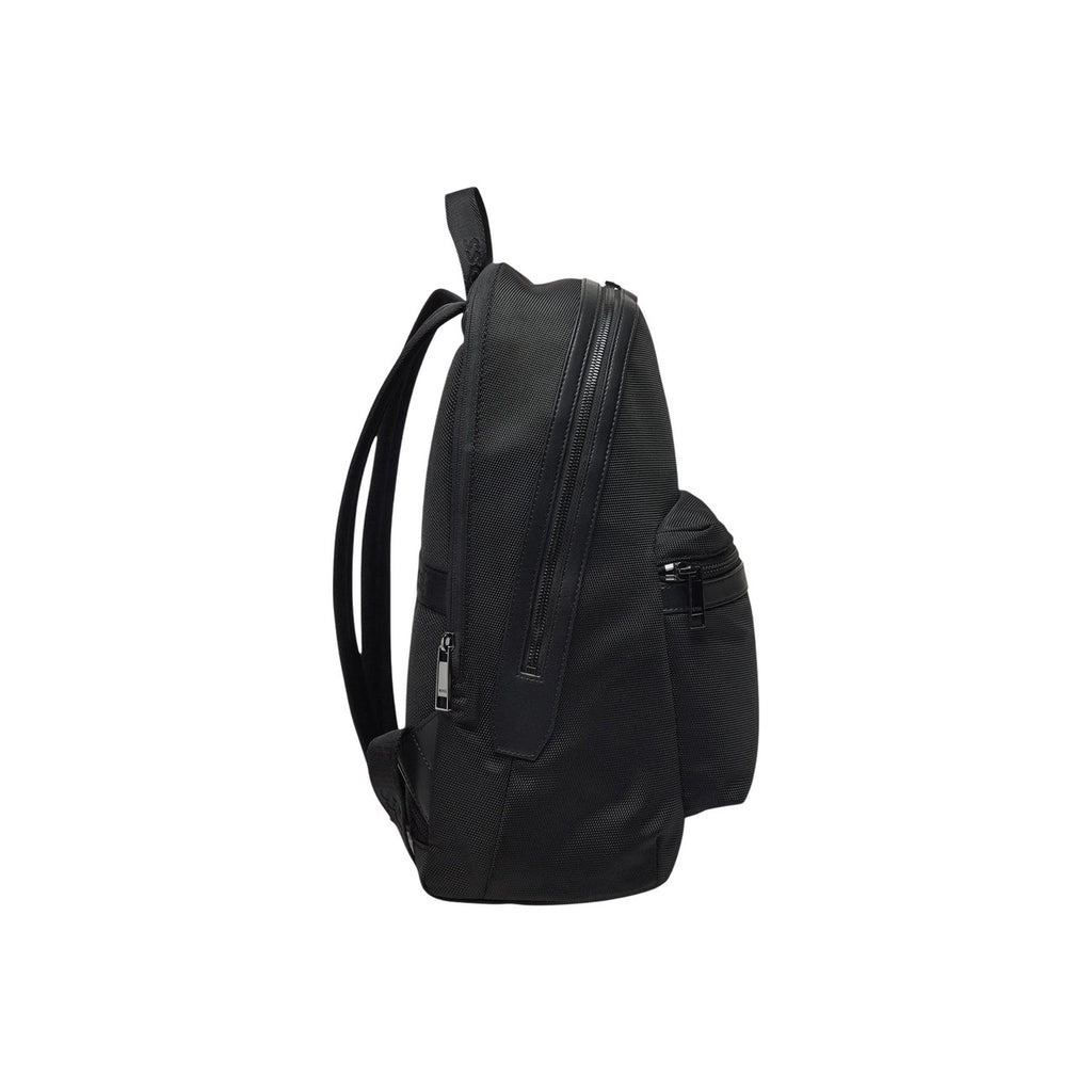 Boss Zaino Uomo Nero Poliestere Cerniera Tasche - AbbiMar
