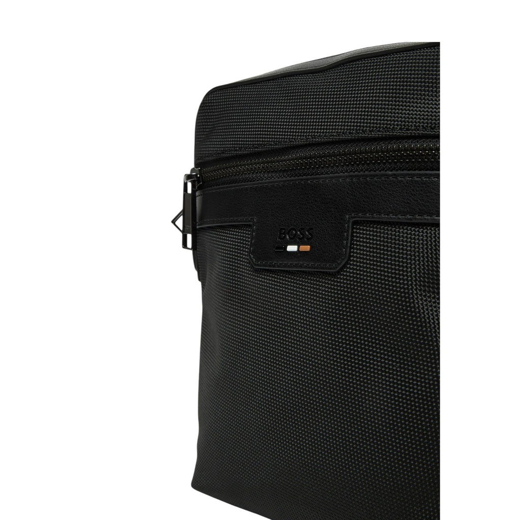 Boss Borsa Uomo Nero Poliestere Cerniera - AbbiMar
