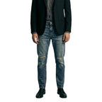 Antony Morato Jeans Uomo Blu Cotone Elastan Zip Bottone - AbbiMar