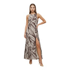 Guess Abito Donna Marrone Stampa Smanicato - AbbiMar