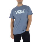 Vans T-Shirt Uomo Azzurro Stampa Maniche Corte - AbbiMar