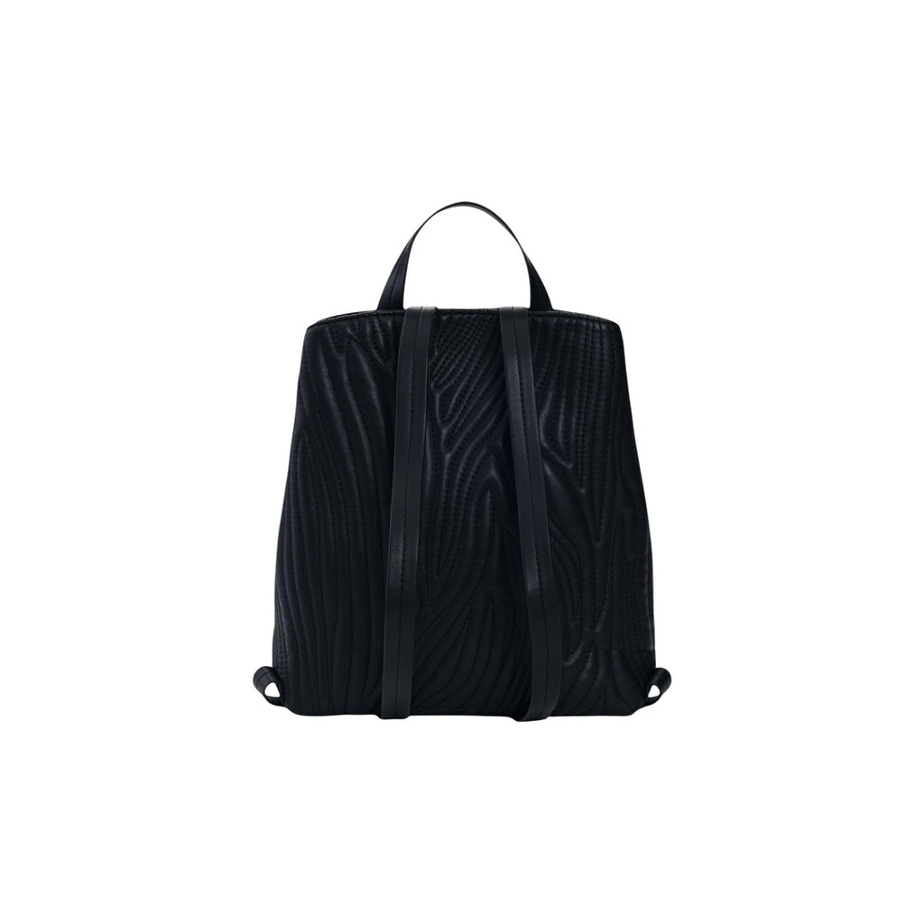 Desigual Borsa Donna Nero Poliuretano Cerniera Tasca - AbbiMar