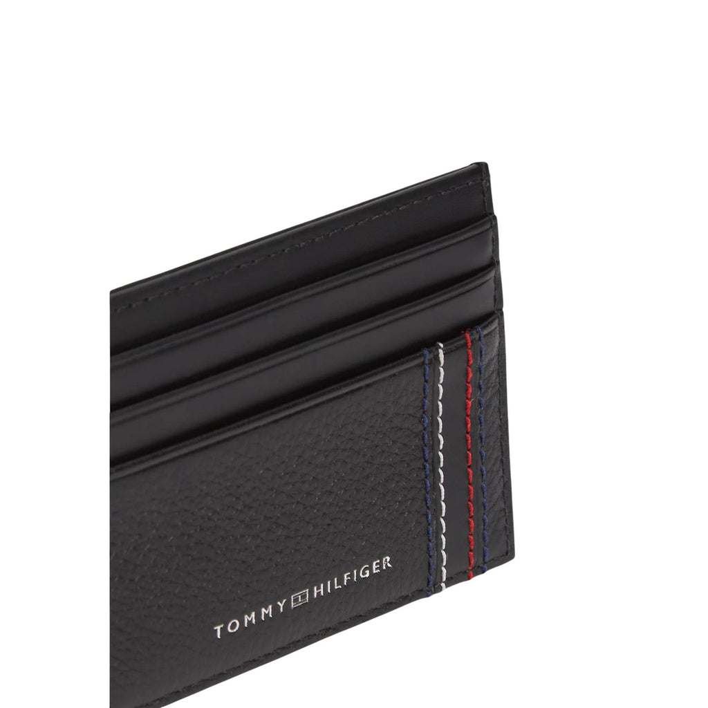 Tommy Hilfiger Portafogli Uomo Nero Pelle Card Holder - AbbiMar