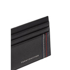 Tommy Hilfiger Portafogli Uomo Nero Pelle Card Holder - AbbiMar