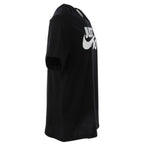 Nike T-Shirt Uomo Nero Stampa Maniche Corte Cotone - AbbiMar