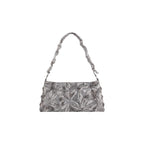 Desigual Borsa Donna Grigio Floreale Cotone Cerniera - AbbiMar