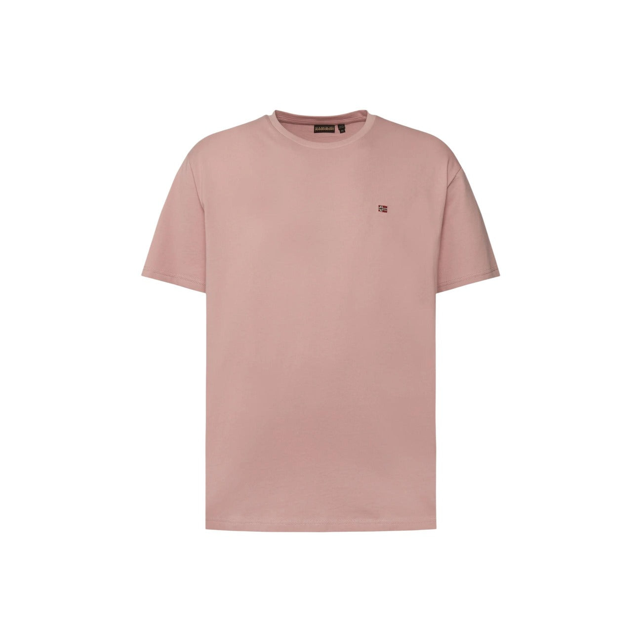 Napapijri T-Shirt Uomo Rosa Cotone Maniche Corte