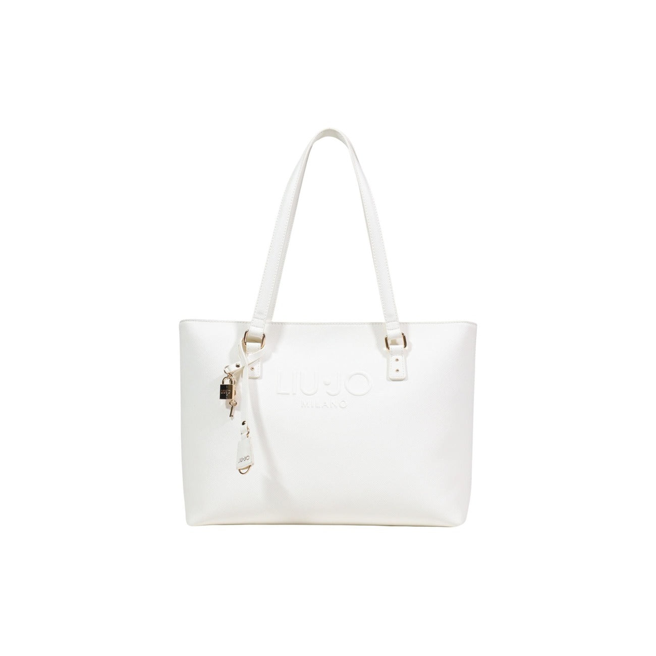 Liu Jo Borsa Donna Beige Poliuretano Tasca Shopper Grande - AbbiMar