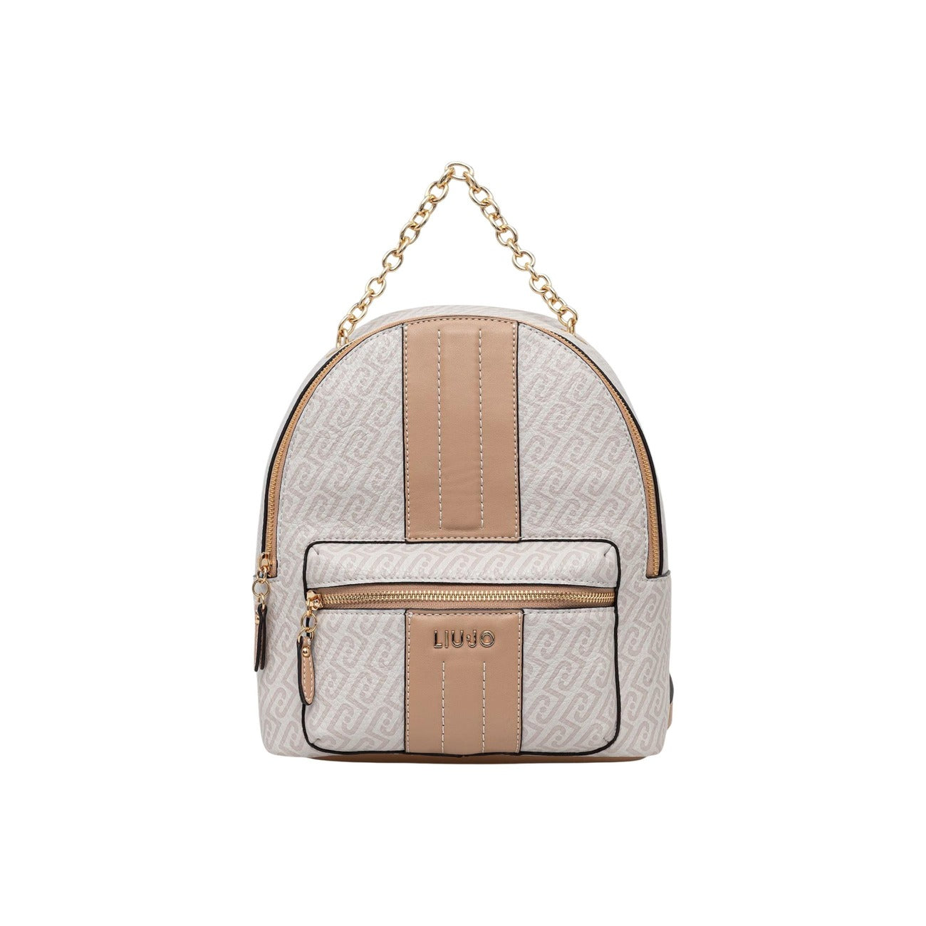 Liu Jo Borsa Donna Marrone Stampa Poliuretano Cerniera Shopper - AbbiMar