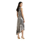 Desigual Abito Donna Grigio Stampa Smanicato - AbbiMar