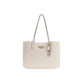 Guess Borsa Donna Bianco Poliuretano Tasche Grande - AbbiMar