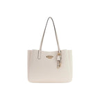 Guess Borsa Donna Bianco Poliuretano Tasche Grande - AbbiMar
