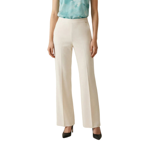 Artigli Pantaloni Donna Bianco Cerniera Poliestere Elastan - AbbiMar