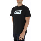 Vans T-Shirt Uomo Nero Stampa Cotone Maniche Corte - AbbiMar