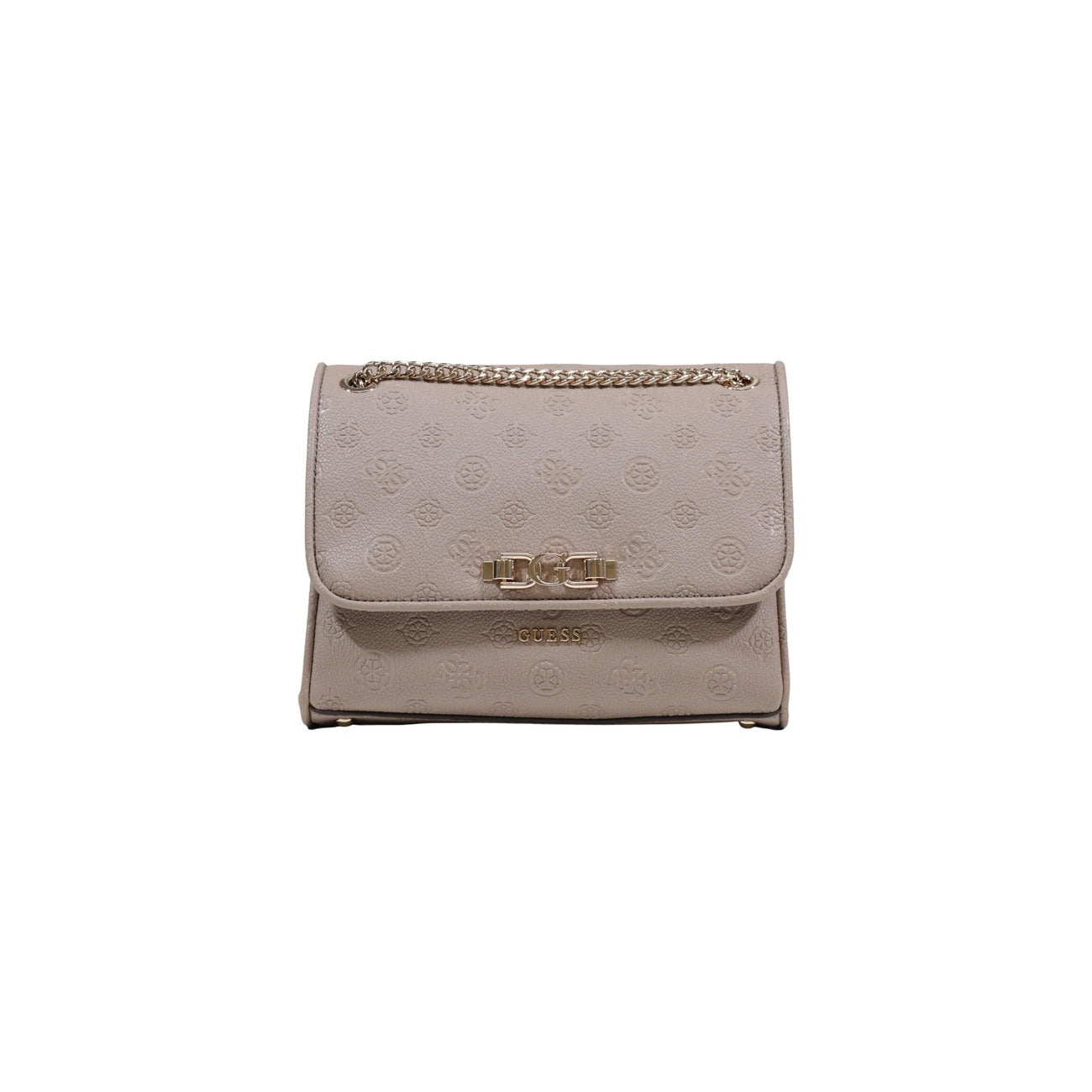 Guess Borsa Donna Marrone Poliuretano Bottoni Tasche - AbbiMar