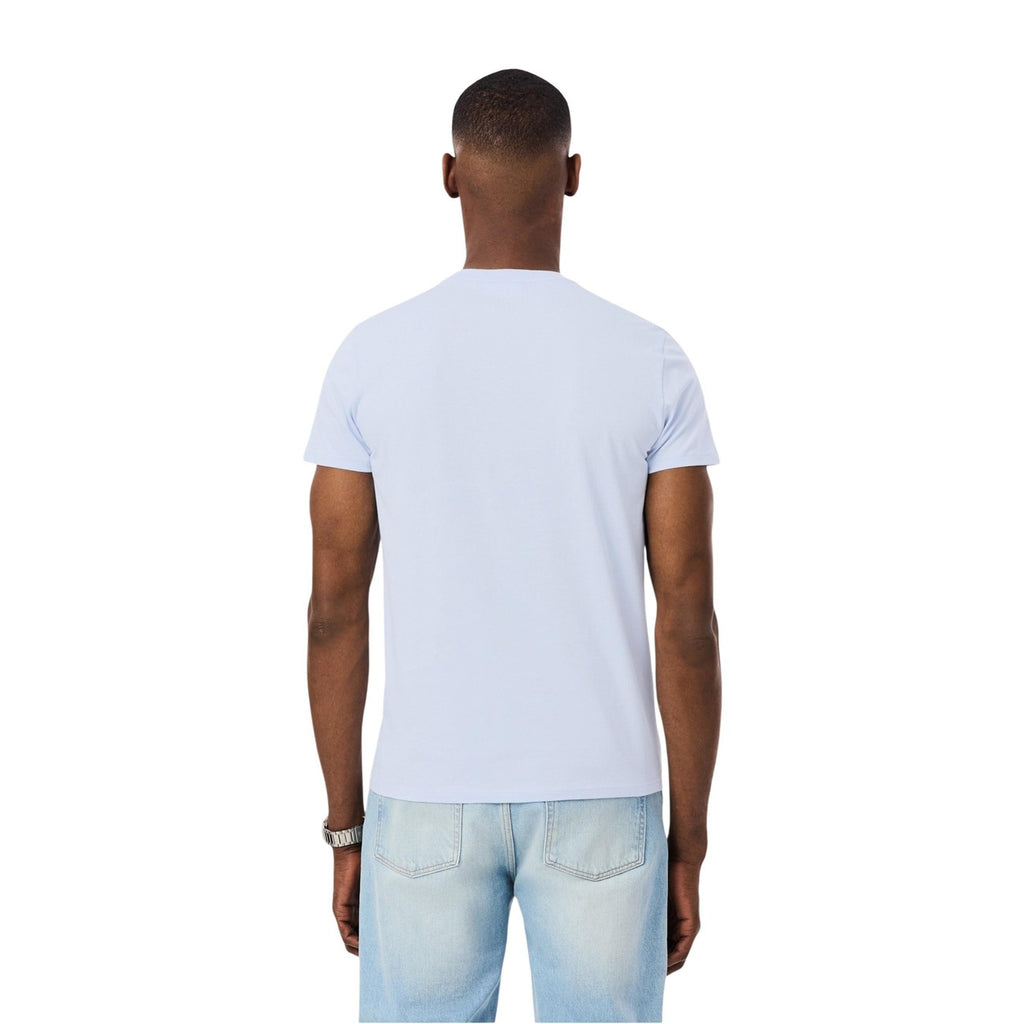 Lacoste T-Shirt Uomo Azzurro Cotone Maniche Corte - AbbiMar